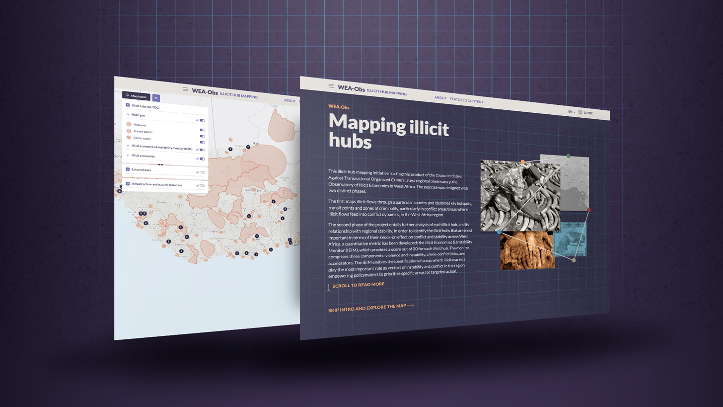 Illicit hub mapping - MostraDI