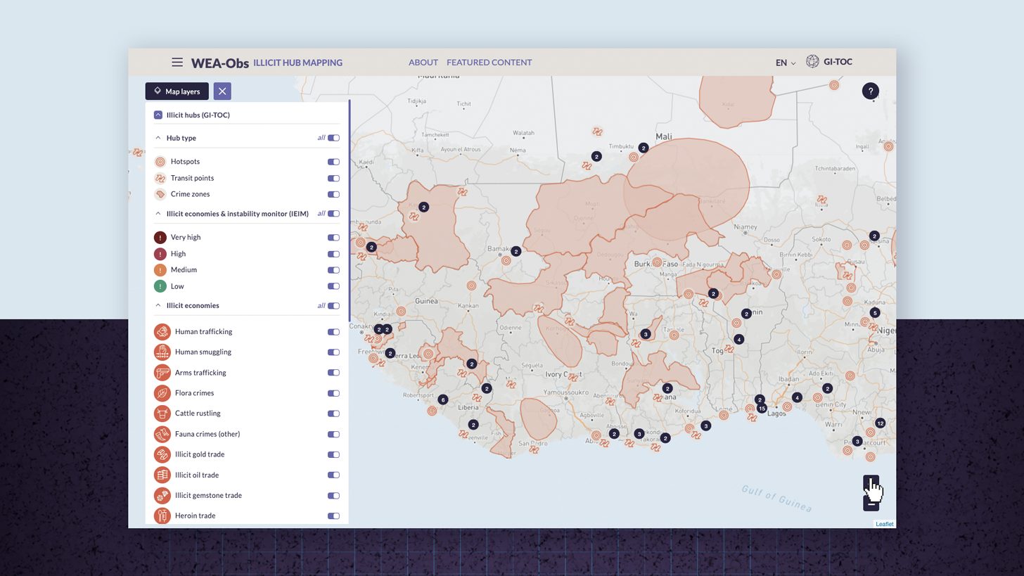 Illicit hub mapping - MostraDI